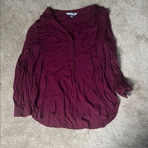 Old Navy Deep Red Women's Blouse